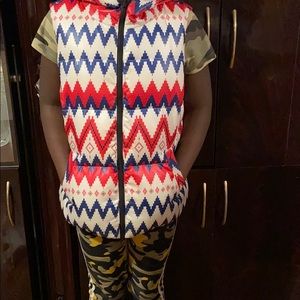 Reversible winter vest